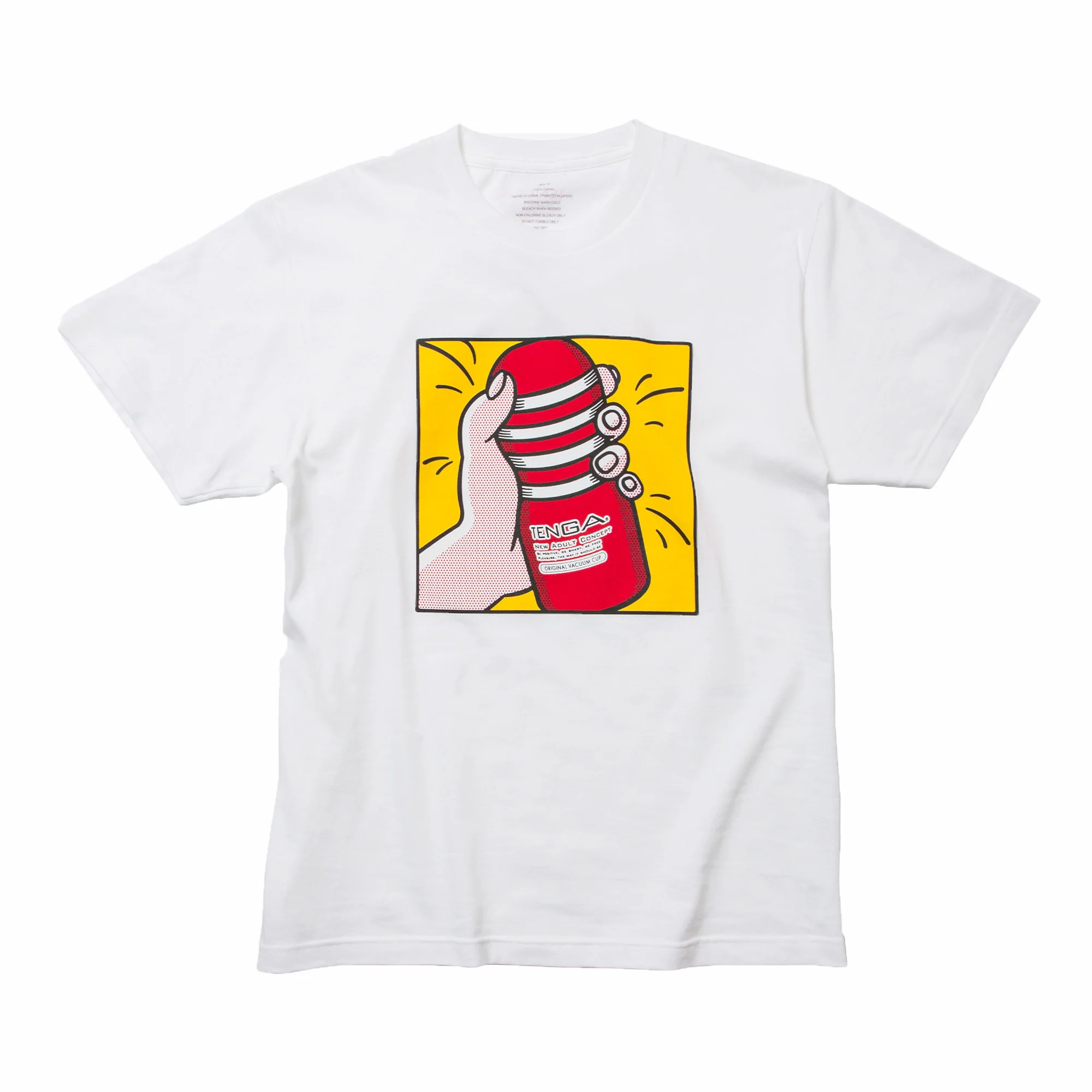 390-playing-with-tenga-t-shirt-white-x-yellow-1.webp Playing with TENGA T-SHIRT White x Yellow
