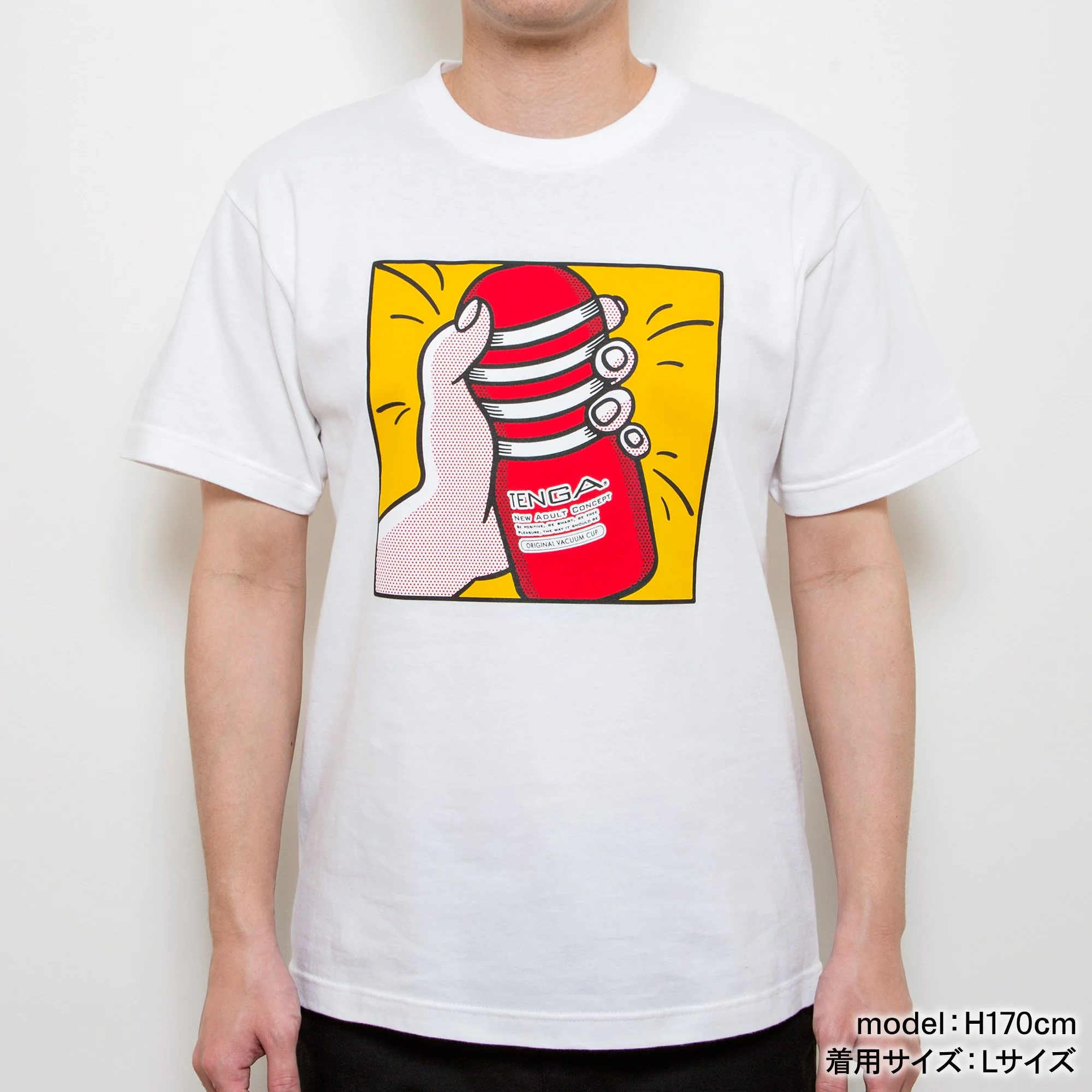 390-playing-with-tenga-t-shirt-white-x-yellow-2.webp Playing with TENGA T-SHIRT White x Yellow